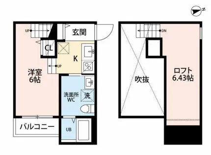 REGALO那珂【2階】の間取り