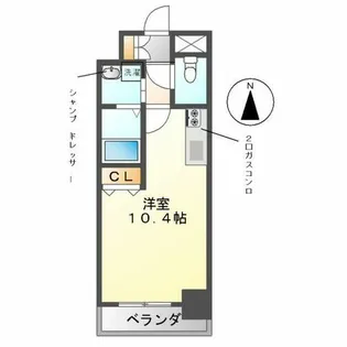 エルスタンザ東別院【4階】の間取り