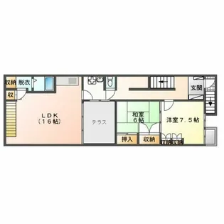 みやまえビル【3F号室】の間取り