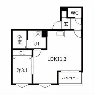 MS藤江【2階】の間取り