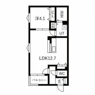 MS藤江【3階】の間取り