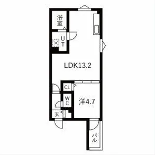 MS藤江【2階】の間取り