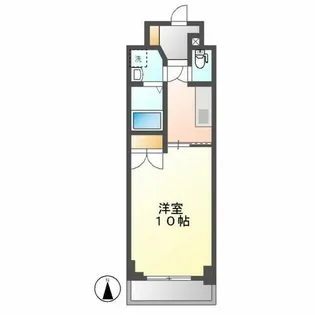 プレディアスタイル白川公園【405号室】の間取り