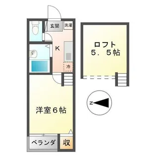 ヴィアトール【102号室】の間取り