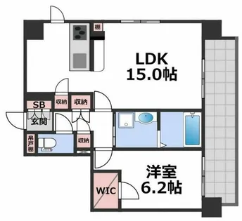 casa felice【5階】の間取り