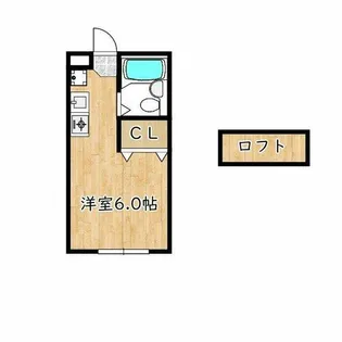シャンブル西野【2階】の間取り