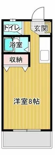 レジデンスQ’ty1【3号室】の間取り