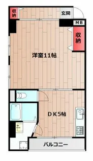 コーポ寿【4階】の間取り