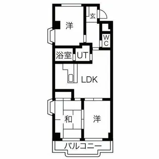 プレオール鳳【3階】の間取り