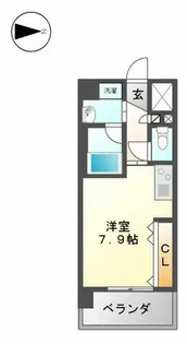 エスポアール泉【307号室】の間取り