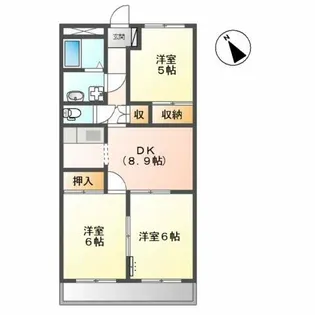 オレンジタウン【2階】の間取り