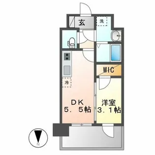 ルーエ今池【9階】の間取り