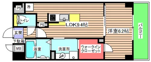 EL-Sia Umekita【5階】の間取り