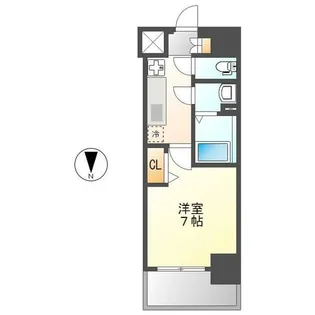 ディアレイシャス名古屋太閤通Ⅲ【2階】の間取り