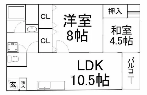 メゾンドノブレ【3階】の間取り