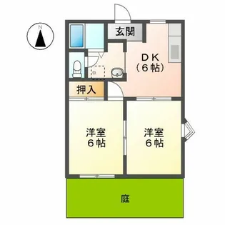 カメリア【A101号室】の間取り