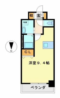 プレサンス名古屋駅前ヴェルロード【13階】の間取り