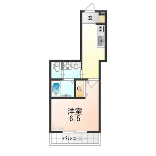 エルグランド津久野【1階】の間取り