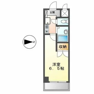 ハイム金山南【8階】の間取り