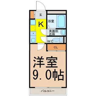 グリーンヒル瑞穂【3階】の間取り