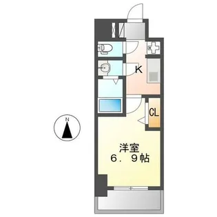 メイクスアート太閤通【10階】の間取り