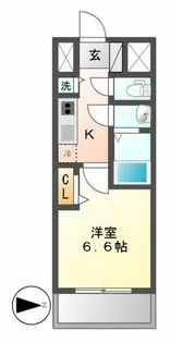 プレサンス名古屋STATIONルミアス【904号室】の間取り