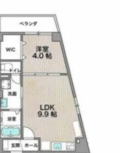 アルカンシェルコート緑橋【3階】の間取り