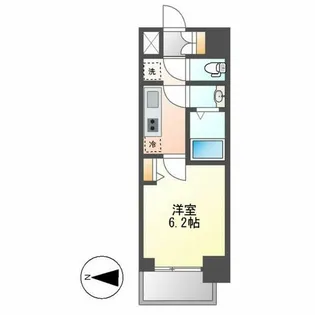 メイクスWアート浅間町【803号室】の間取り