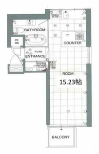 アクアプレイス大阪レジェンドⅡ【6階】の間取り