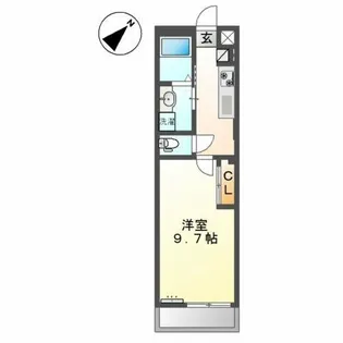 カンパニュール【2階】の間取り