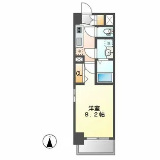 axis sakura【5階】の間取り