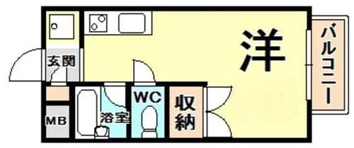 ヴィラロンシャン【1階】の間取り