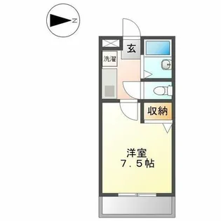 コーポ鈴木【3C号室】の間取り