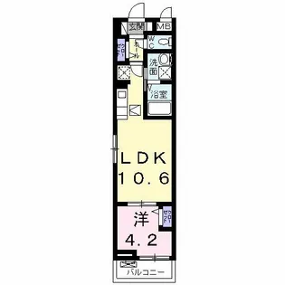 ミーテ ジラソーレ【1階】の間取り