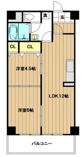 エル・ファミール【204号室】の間取り