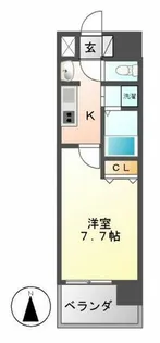 ブルームライフ黒川【10階】の間取り