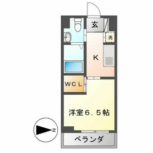 KDX千早レジデンス(ケーディーエックス)【7階】の間取り