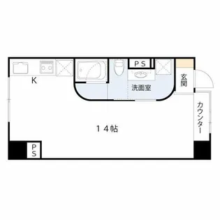 森之宮スカイガーデンハウス【5階】の間取り