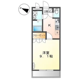 グランティス・A【203号室】の間取り