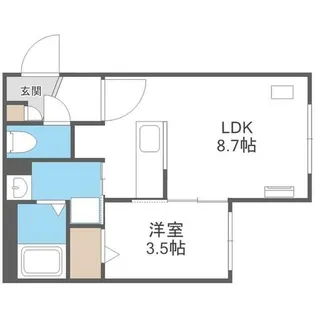 Estalion Soen【3階】の間取り
