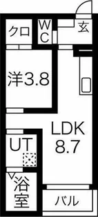 Prestige(プレステージ)【3階】の間取り