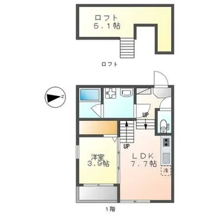本陣テラス【1階】の間取り