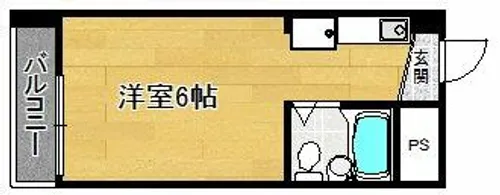 エントランスライフ金閣G【203号室】の間取り