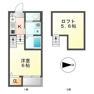 カトルセゾン彩【103号室】の間取り