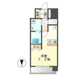 プレサンス名古屋STATIONザ・シティ【2階】の間取り