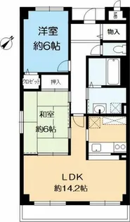 サンセール【201号室】の間取り