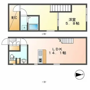 CELENEST名駅西(セレネストメイエキニシ)【4階】の間取り