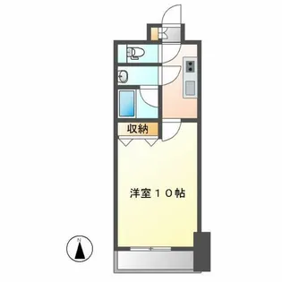 セレブランド堀田駅前【6階】の間取り