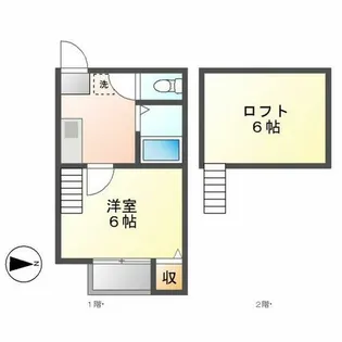 メゾンα(アルファ)【105号室】の間取り