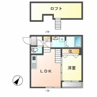 ノブレス・ルミエ【1階】の間取り